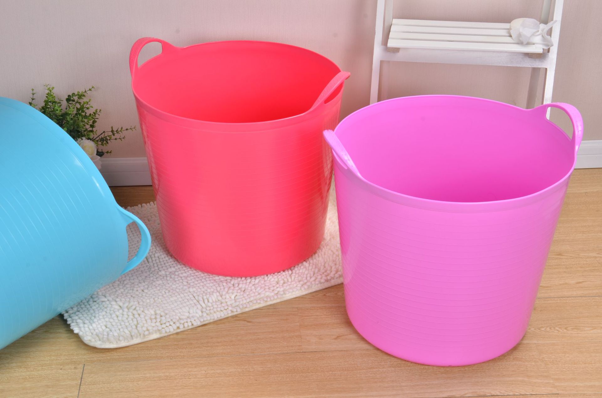 大号儿童泡澡桶 玩具收纳桶 脏衣收纳桶 塑料沐浴桶 加厚浴盆