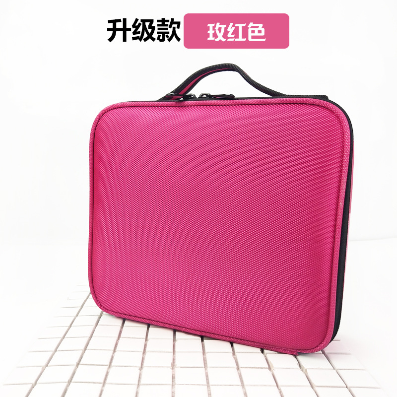 Spot Portable Cosmetic Bag Large Capacity Partition Leisure Storage Bag Simple Multi-Layer Large Makeup Artist Makeup Bags