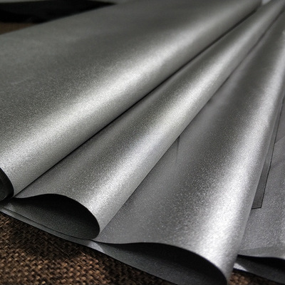 2018面料双面涂银遮光布 宿舍窗帘银色涤纶遮光布 单面光遮光布