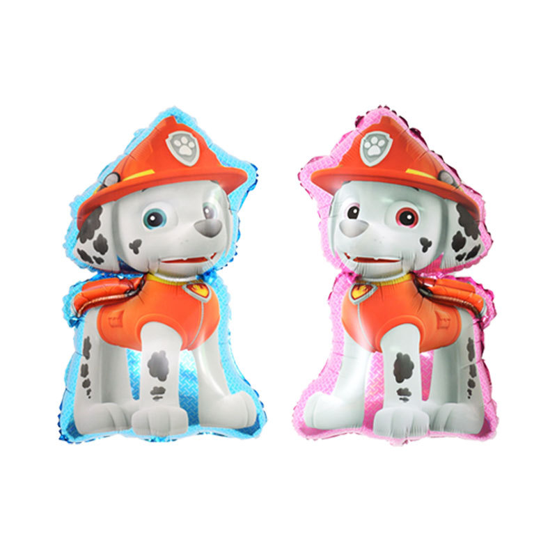 New Cartoon Dog Patrol Paw Patrol Balloon Children's Birthday Party Decoration Aluminum Film Balloon Wholesale