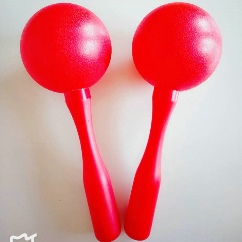 奥尔夫儿童益智早教玩具圆头沙锤 塑料乐器小号沙锤厂家直销