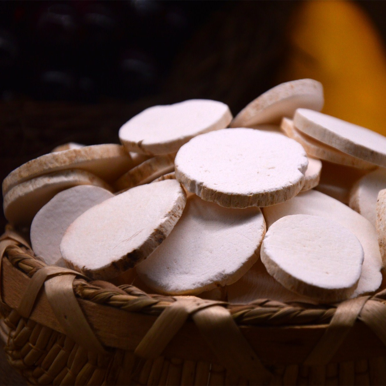 大山药片无硫正品怀山药怀山片枸杞汤 磨粉原料一件500g五斤包邮