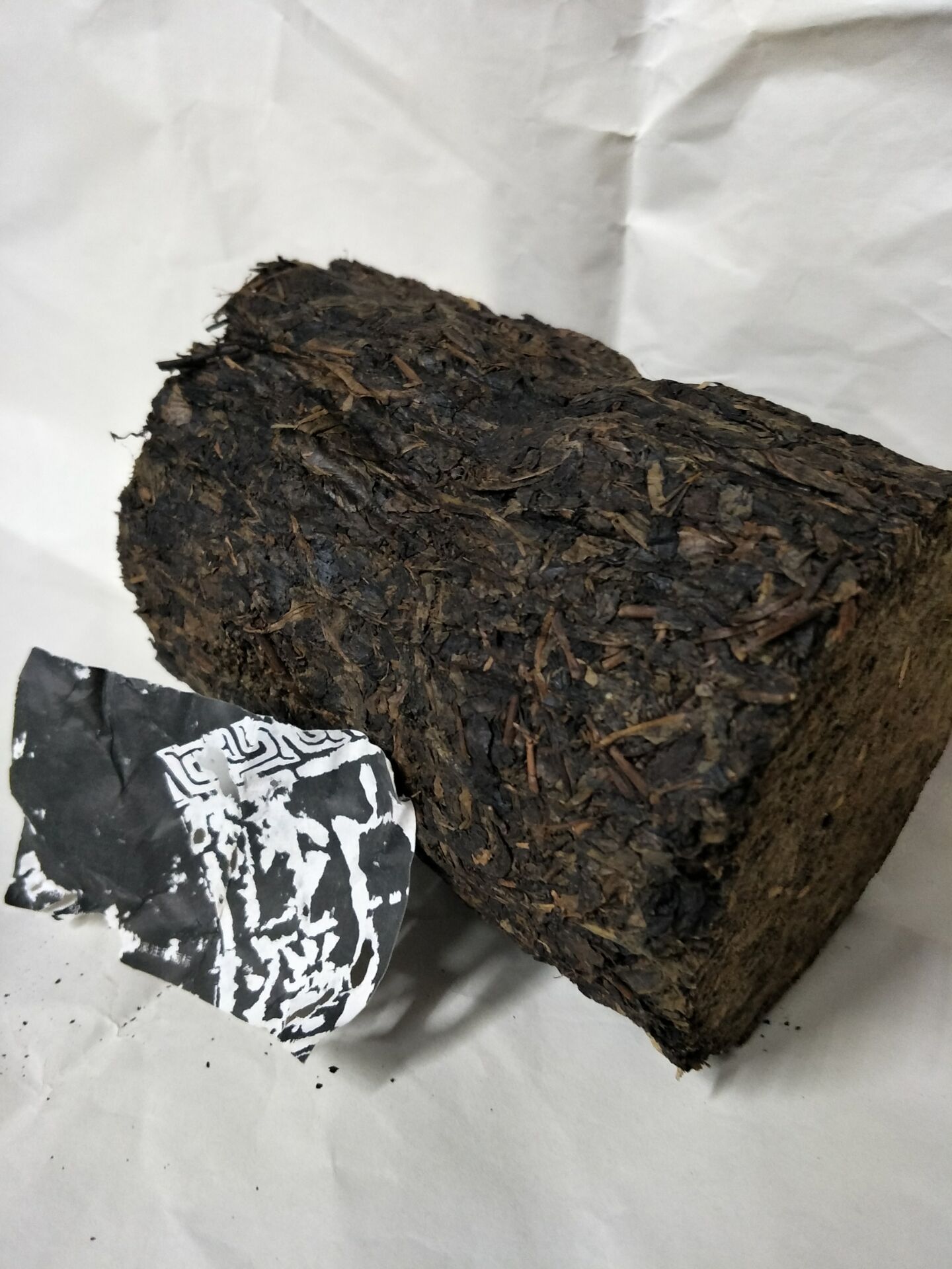 黑茶陈年老茶茶叶安化黑茶白沙溪2007年百两茶