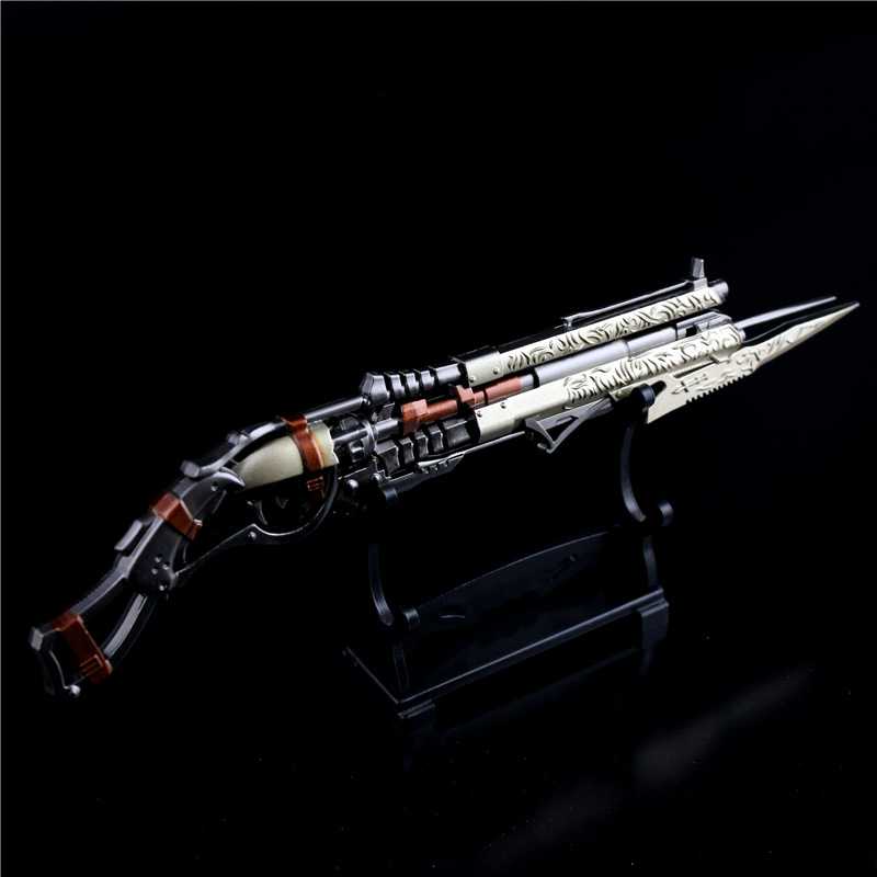 生死狙击英雄级武器 末日审判-海妖 魔爪末日审判合金枪模型20cm