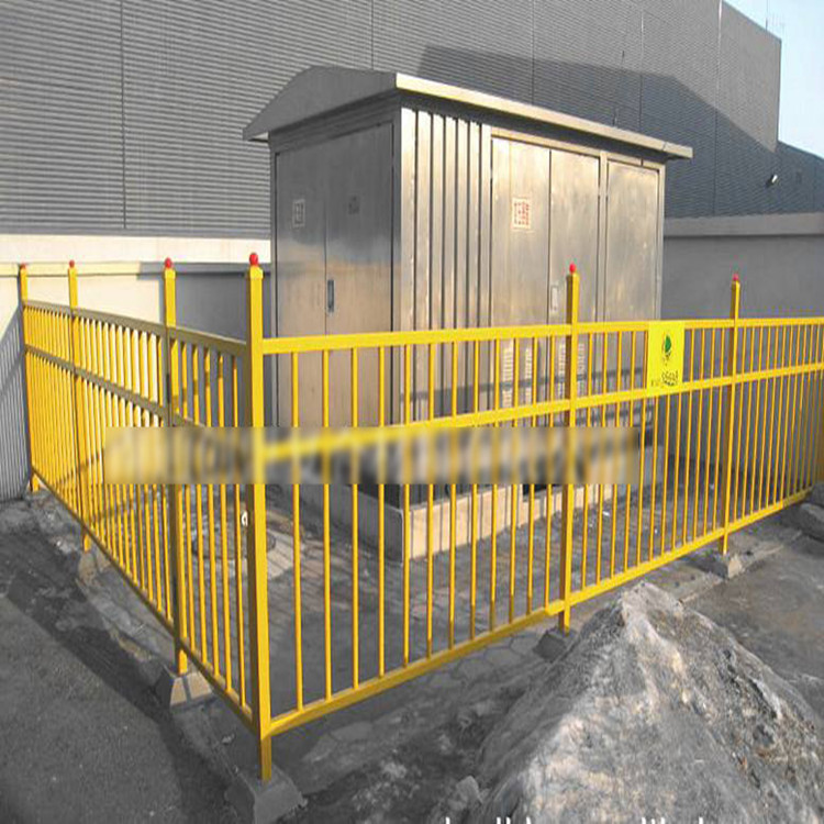 实体厂家现货供变电箱电力围栏 变压器绝缘护栏 玻璃钢箱变围栏