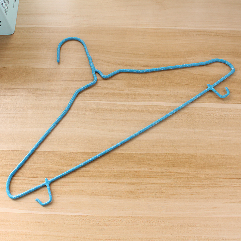 防滑衣架 带钩衣架衣挂浸塑加粗衣架干湿晾衣架衣撑子衣服挂批发