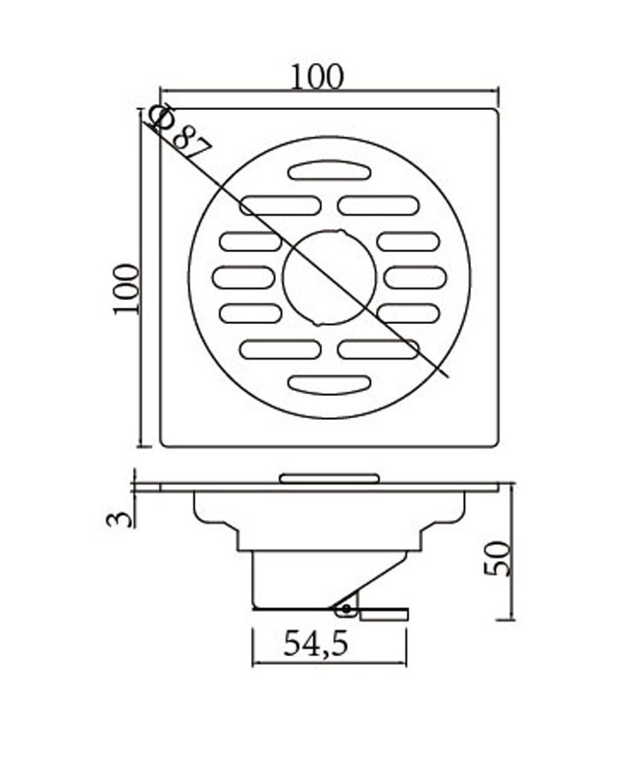 304 2厘不锈钢卫生间洗衣机水封防臭防虫地漏厂家直销专业oem定制