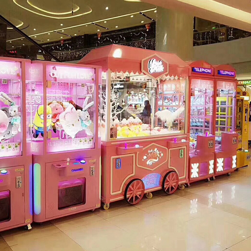 网红夹机占娃娃机双人抓娃娃机盲盒机夹手办夹公仔机电玩游戏设备