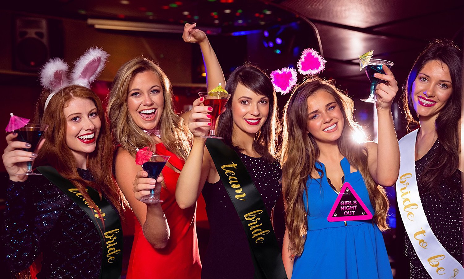 单身派对礼仪带team bride伴娘团礼仪带 bride to be新娘礼仪带