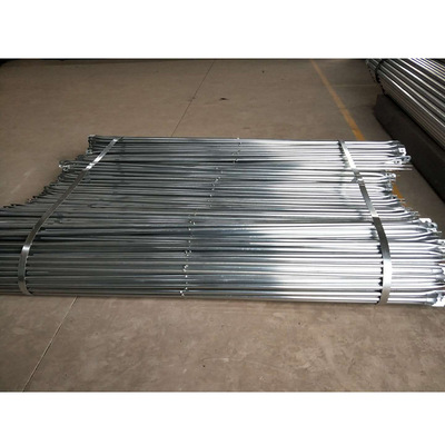 厂家直销建筑工地钢管斜拉杆加重加厚交叉杆门式脚手架拉杆批发