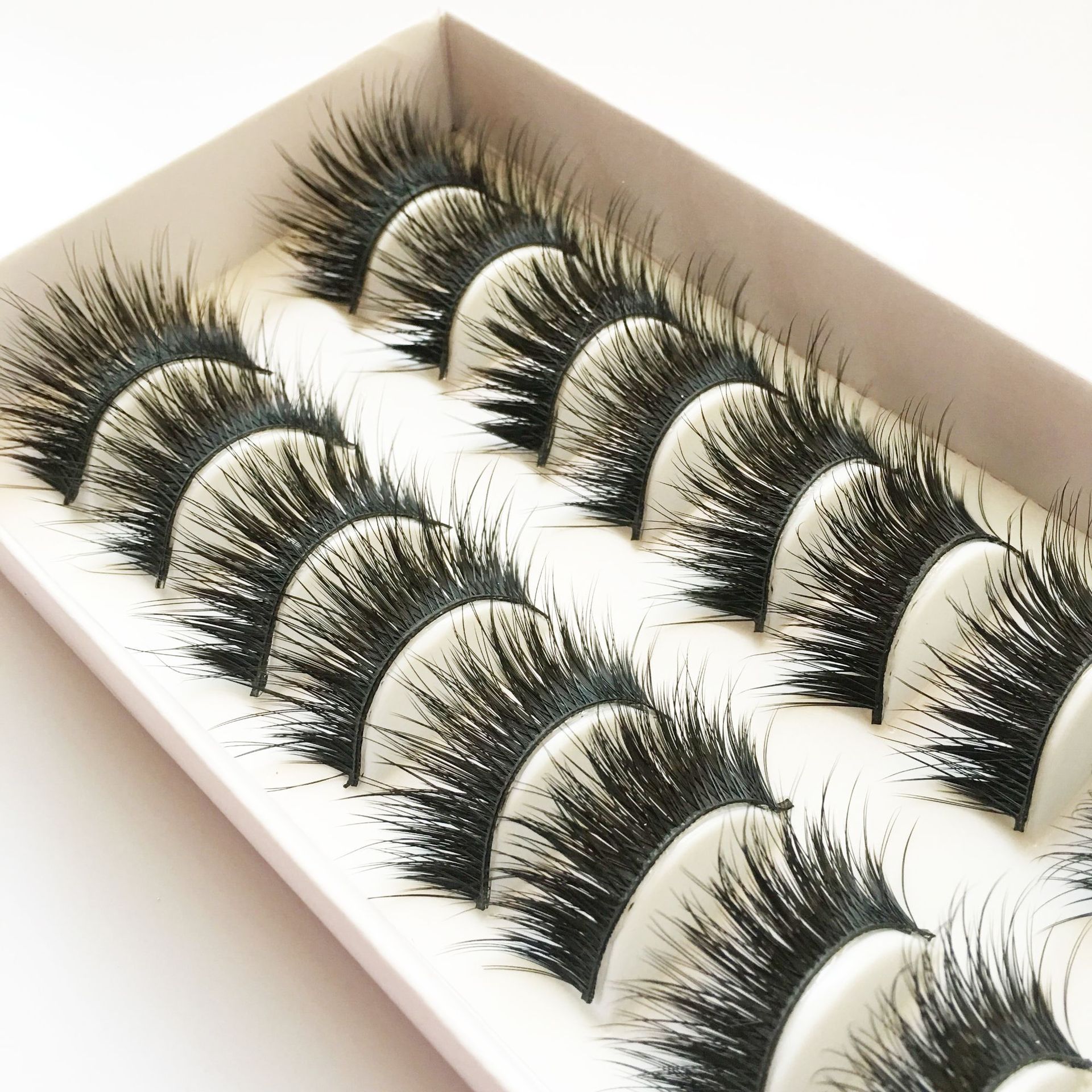 g20现货 10对装手工假睫毛 浓密纤长眼睫毛 厂家直销批发睫毛