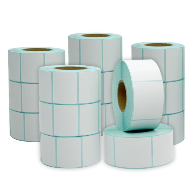 厂家定做三防热敏不干胶标签贴纸标贴空白卷筒条码打印热敏标签贴