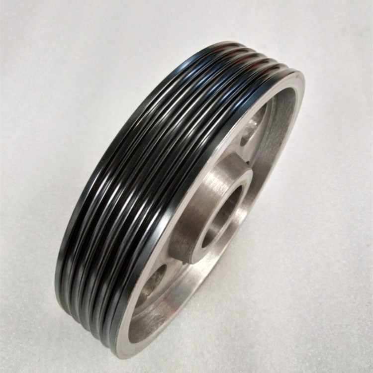 漆包机拉丝机分线轮 铝导轮钢导轮 喷陶瓷过线轮t42订制规格齐全