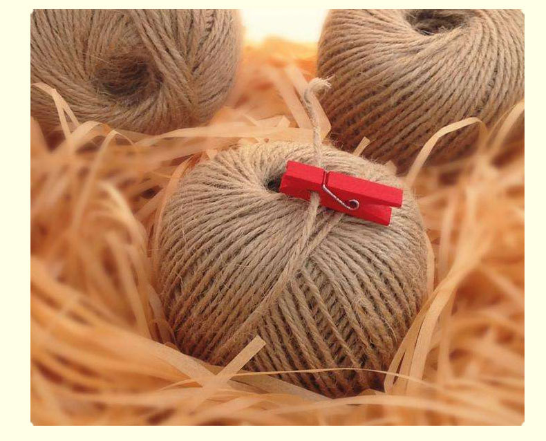 麻绳装饰品创意绳子diy手工编织材料幼儿园工艺品装饰品挂绳
