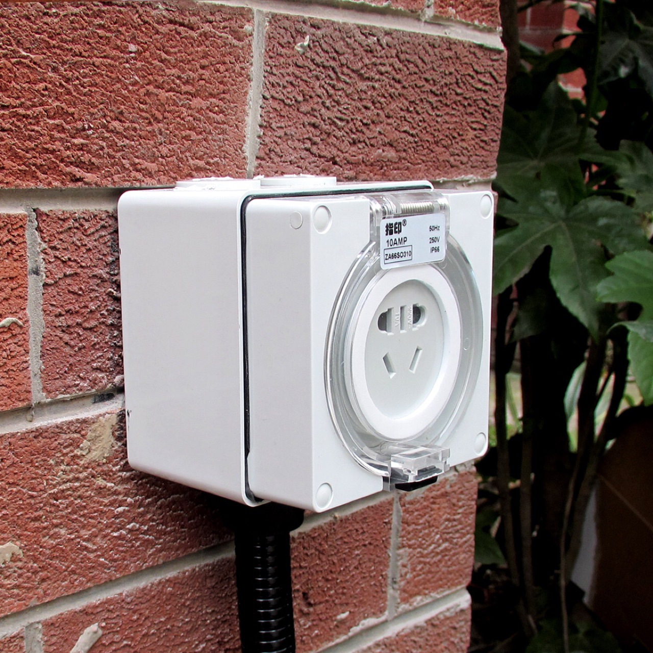 指印户外防水插座za66so310