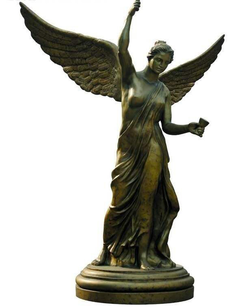 欧式黄铜大天使雕塑