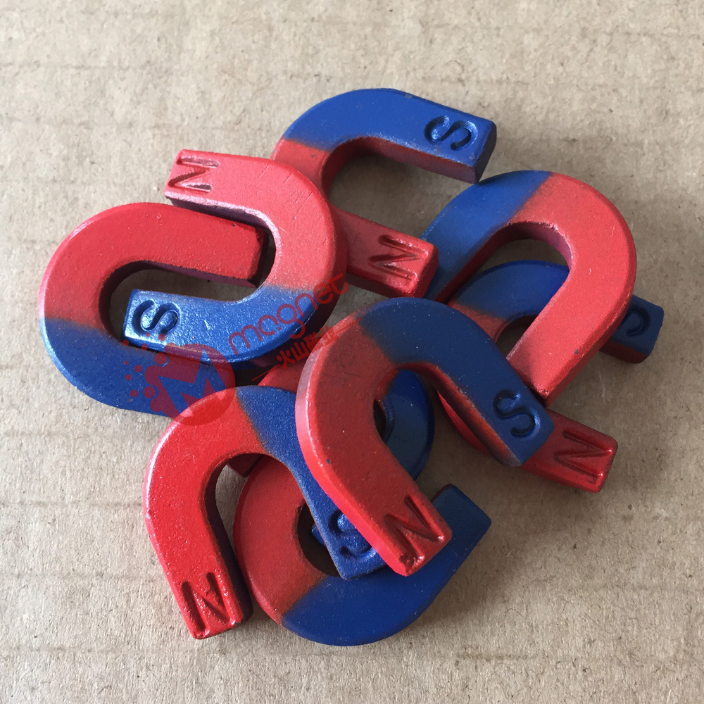 厂家供应u型磁铁u303086mm学生实验磁铁