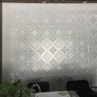 居尚美 高级拼花造型工艺客厅铝天花扣板二级吊顶直销