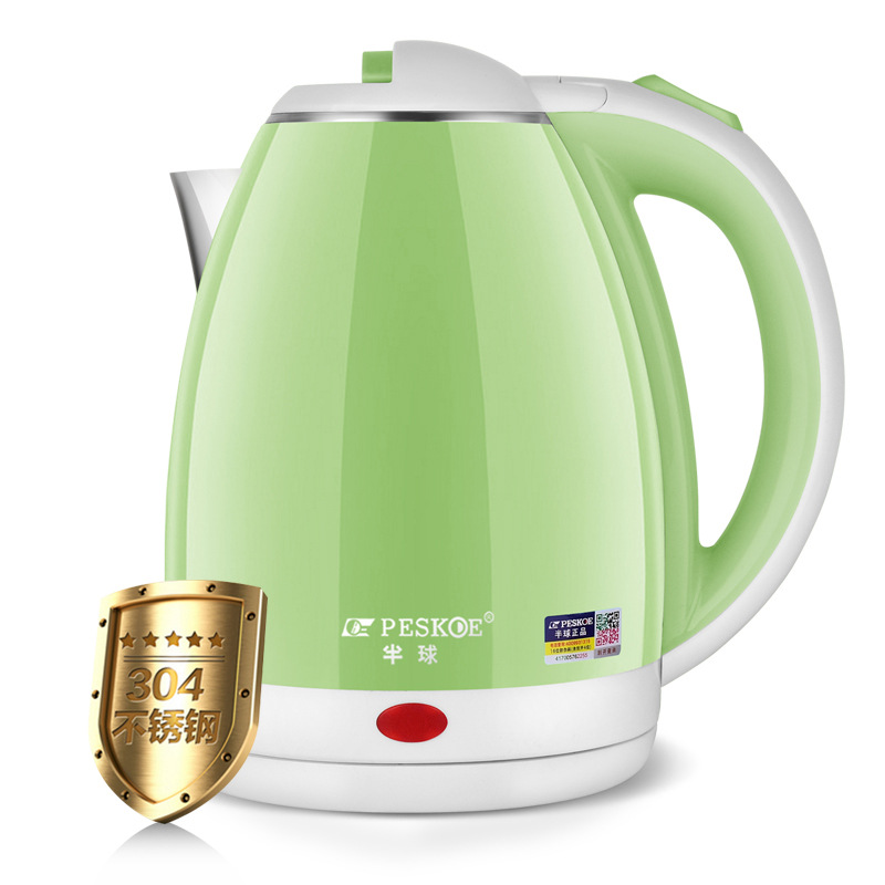 Kettle Stainless Steel Electric Kettle Glass Kettle Wholesale Plastic-Coated Electric Kettle Color Kettle Anti-Scald