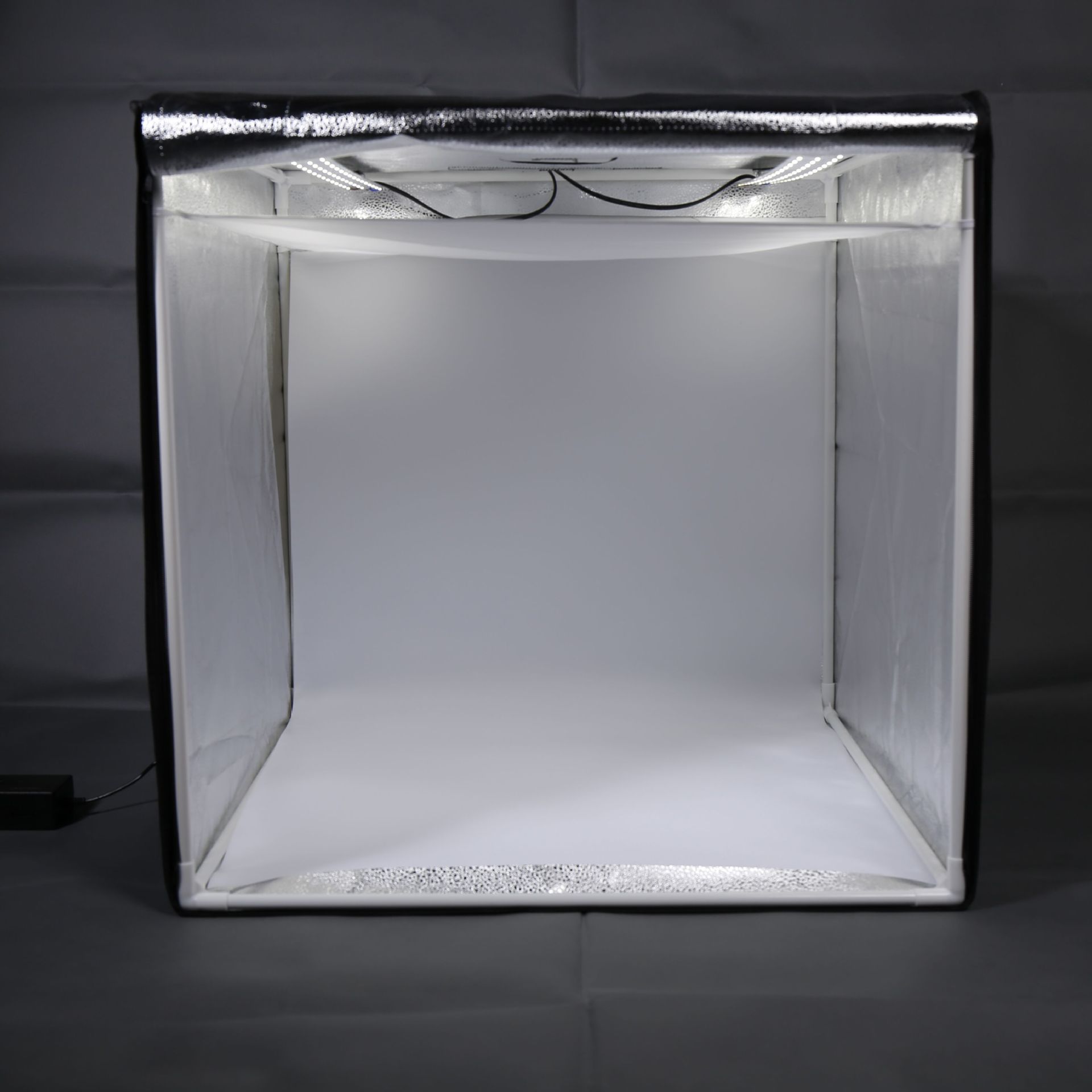 小型拍照棚led摄影棚套装双灯条摄影棚可调摄影棚 静物拍摄多功能