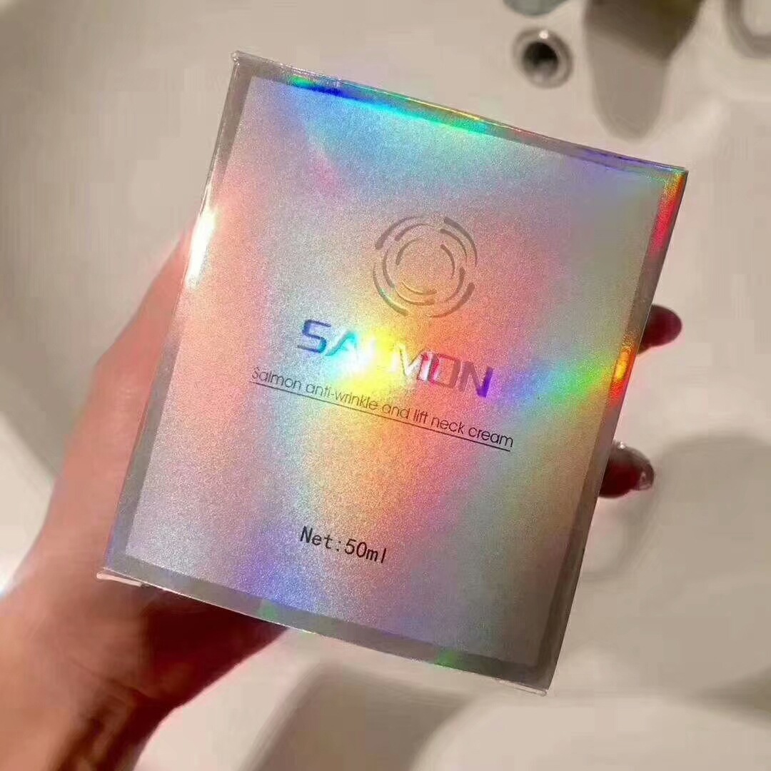 日本salmon鲑鱼颈霜紧致淡化颈纹霜提拉颈部护理50g 滋润修护