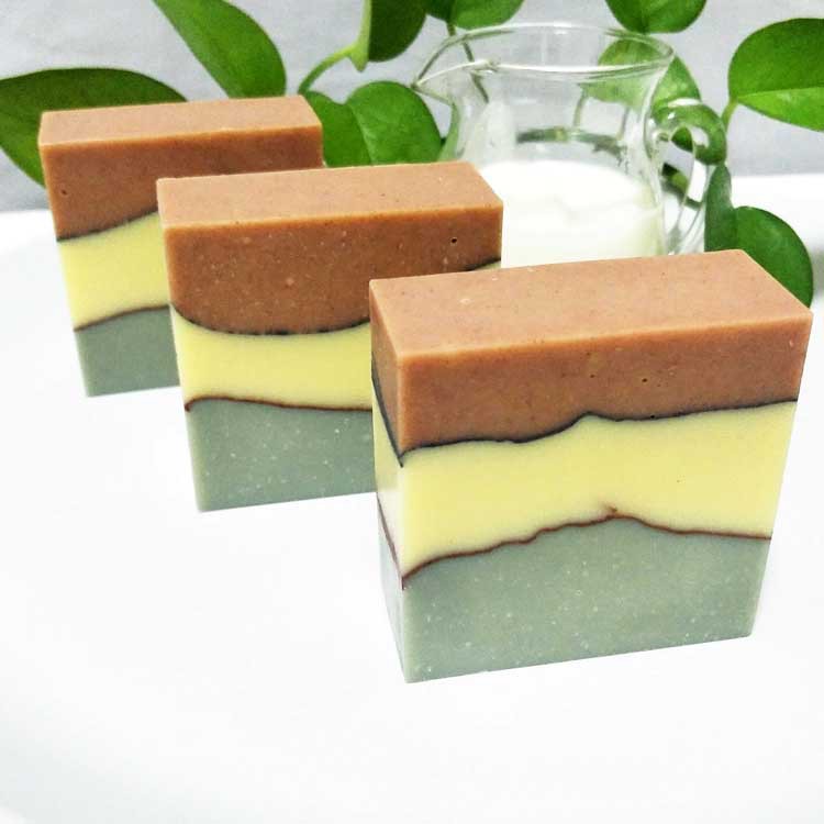 火山泥牛奶冷制手工皂定制洁面去角质手工肥皂洗脸香皂oem代加工