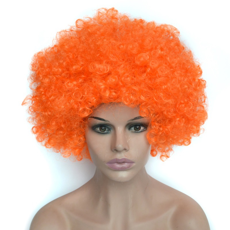 街边搞笑道具小丑头发万圣节狂欢节小丑头套假发外贸定制多种颜色