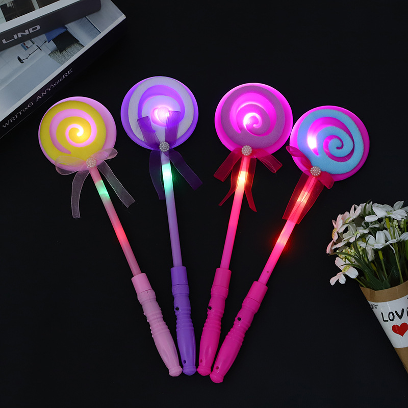 发光棒棒糖魔法棒 led灯闪光仙女灯棒批发夜市地摊演唱货源热卖
