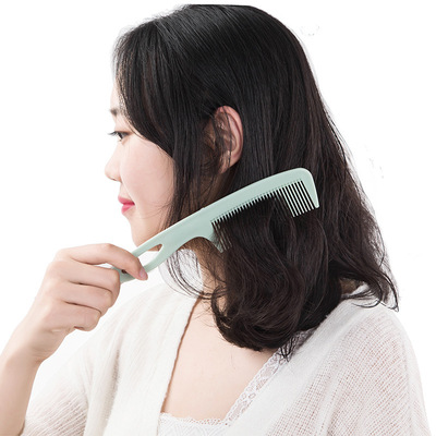 2704防静电梳子 家用美发梳头梳塑料长发圆头梳 k