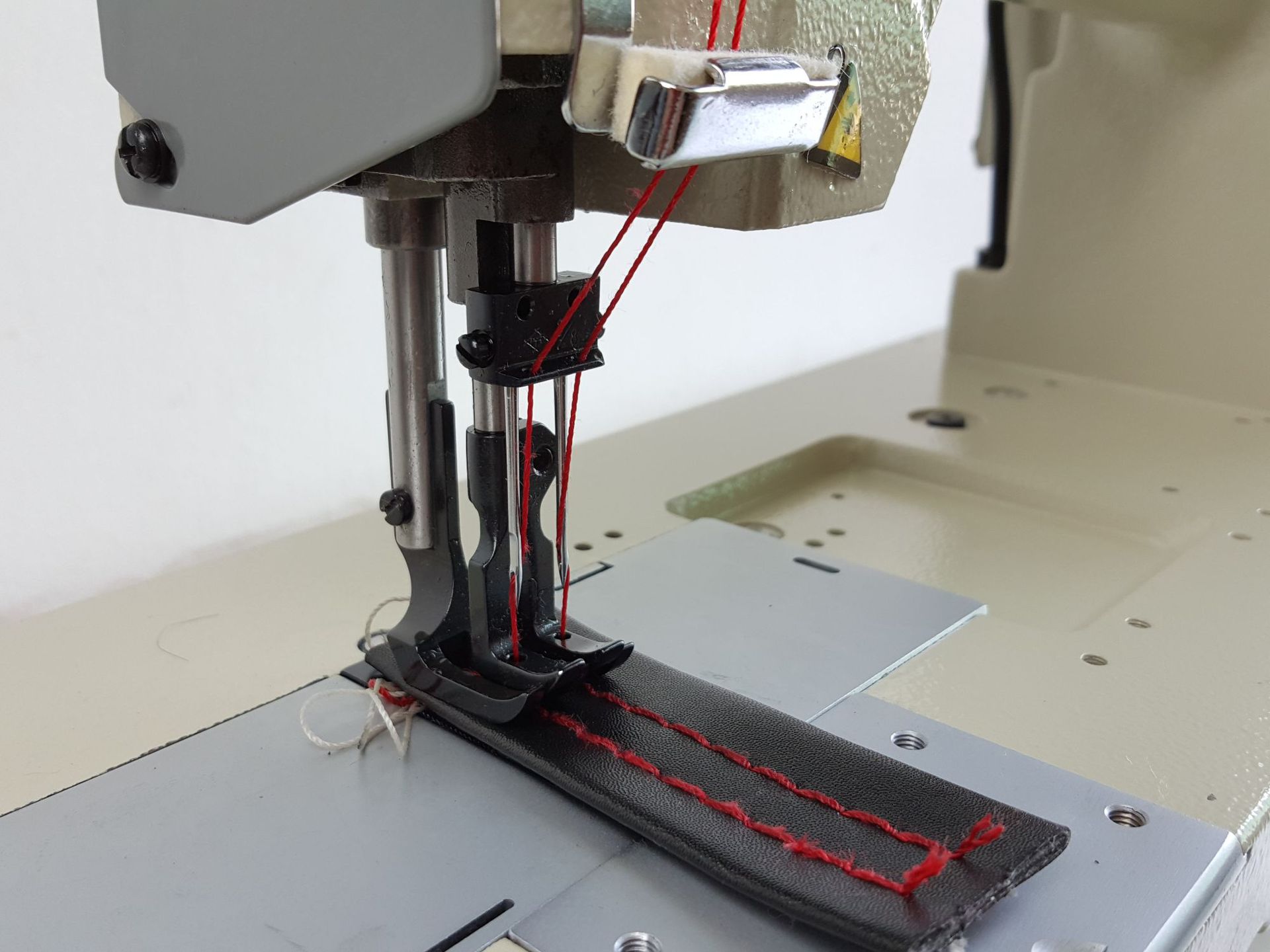 批发 海菱款20518 4420双同步机 三同步双针车平缝机 厚料缝纫机