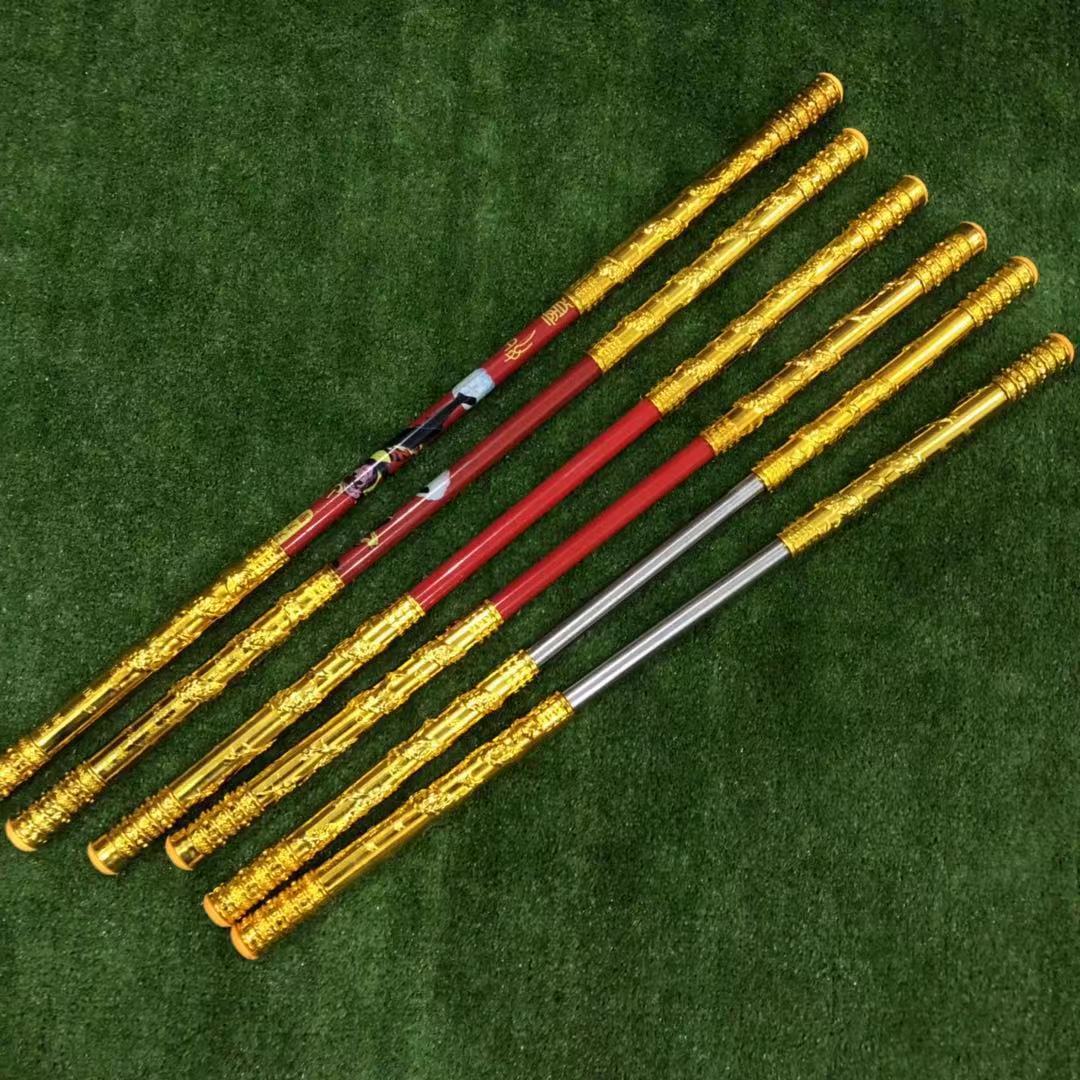 伸缩金棒不锈钢孙悟空如意金箍棒道具成人儿童金箍棒庙会地推玩具