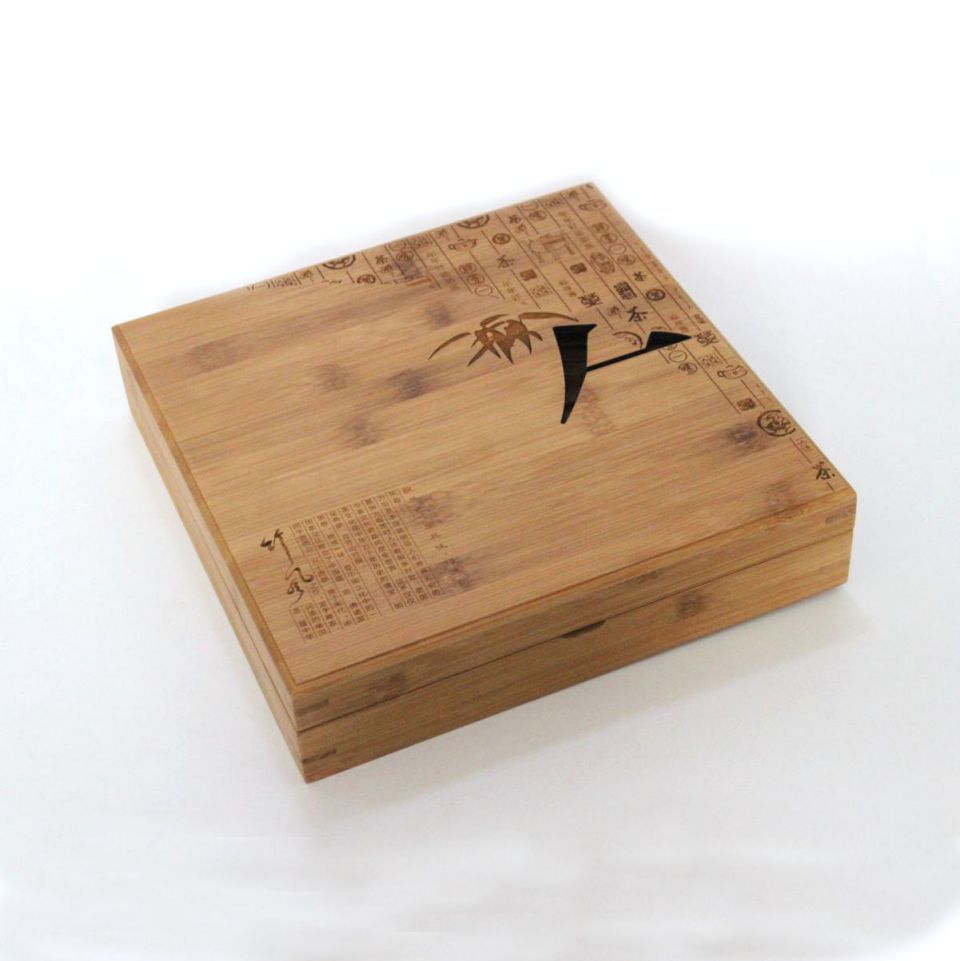 竹木普洱茶饼盒茶叶收纳盒木质茶饼礼盒-通用礼品包装竹木盒子