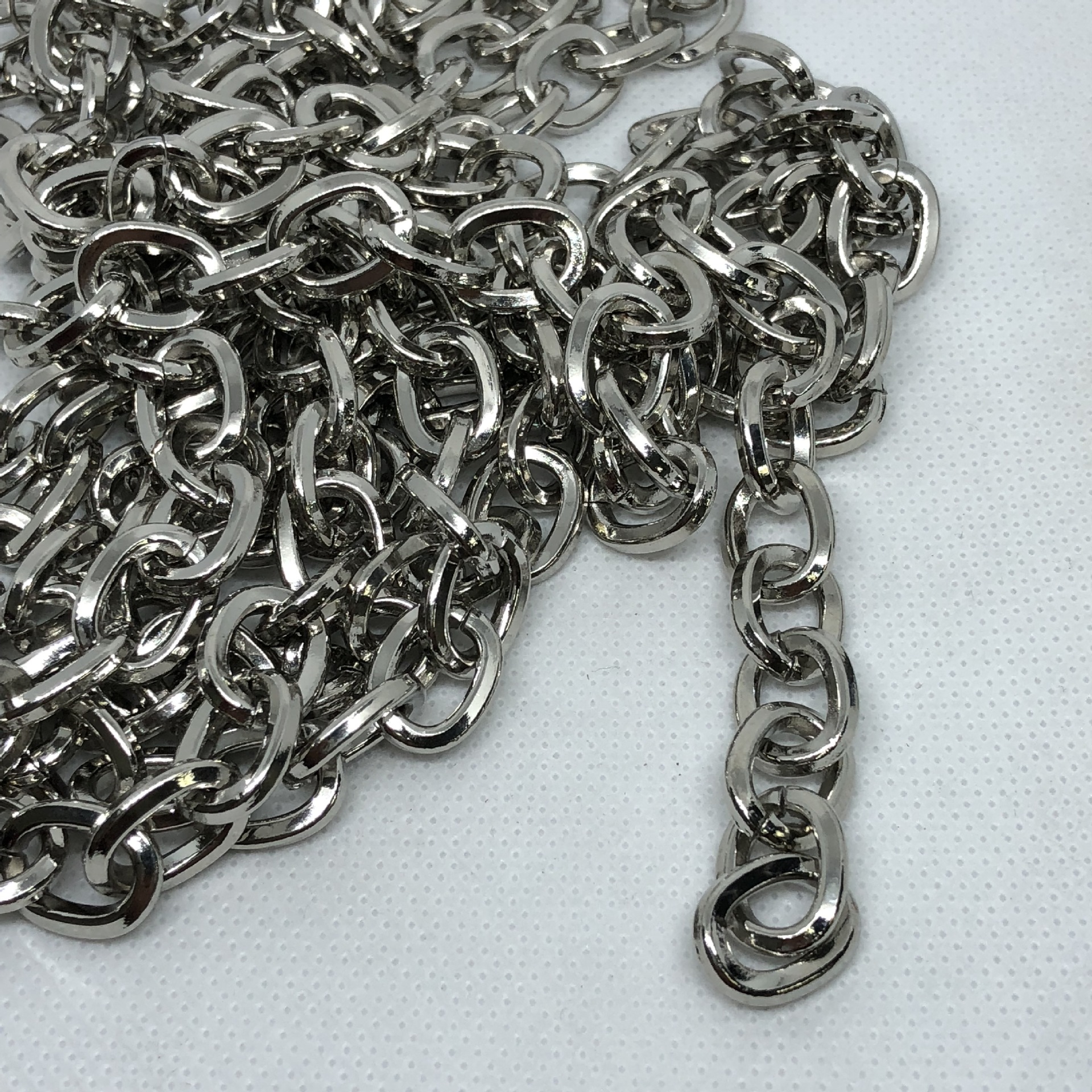 箱包手袋皮具时款袋肩带链条 四边磨链 铝铜 铁链 双边磨 平面链