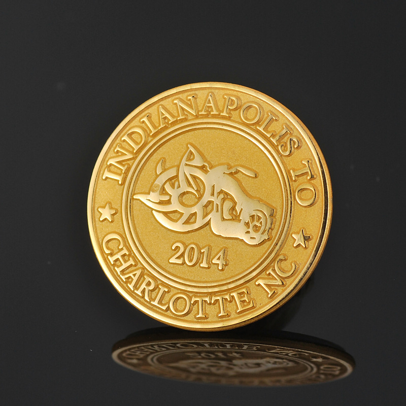 金属喷漆雾金色徽章定制 锌合金压铸电镀牛头浮雕立体3d定做厂家