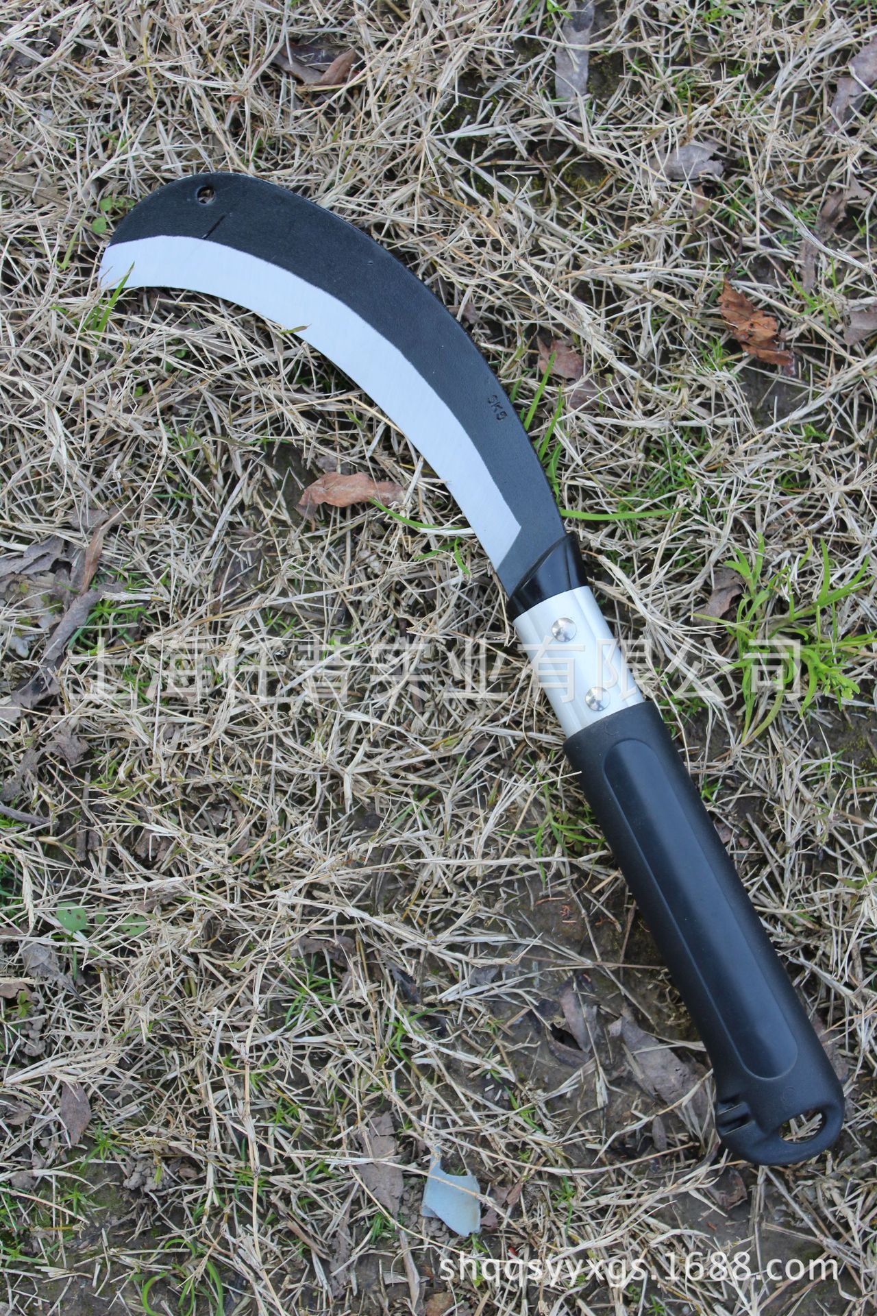 台湾进口半月镰刀 割草刀 户外钓鱼除草刀 便携加厚弯刀 镰刀