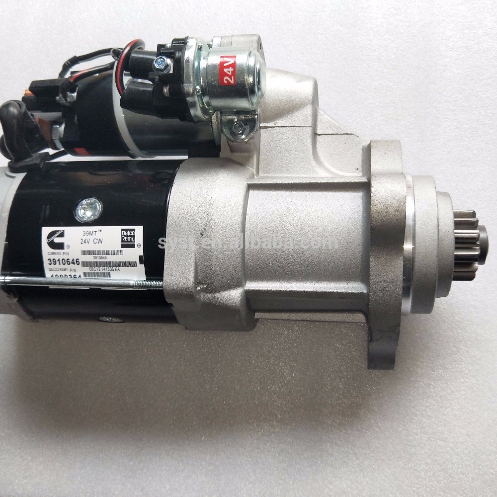 东风康明斯柴油发动机配件6ct8.3起动机12v 42mt启动马达3938501