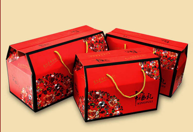 通用节日礼盒包装盒纸箱定做土特产瓦楞纸盒手提创意包装礼品盒子