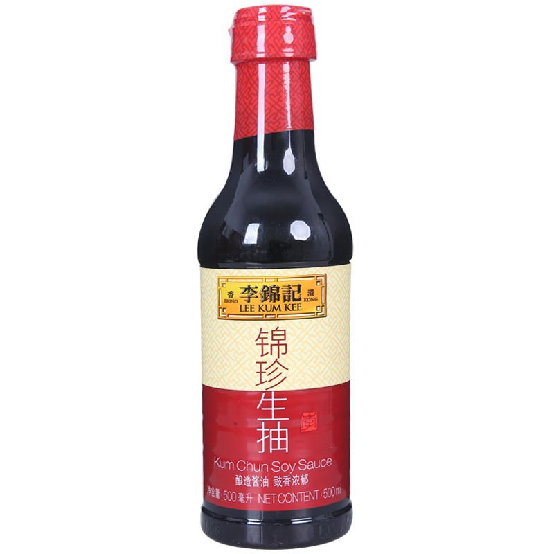 李锦记锦珍生抽500ml 酿造酱油凉拌精选原料点蘸