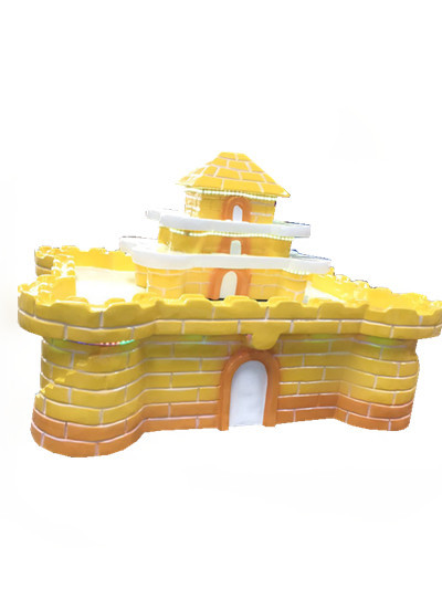 儿童乐园淘气堡diy手工益智太沙桌,罗马城堡积木桌 儿童玩具鱼池