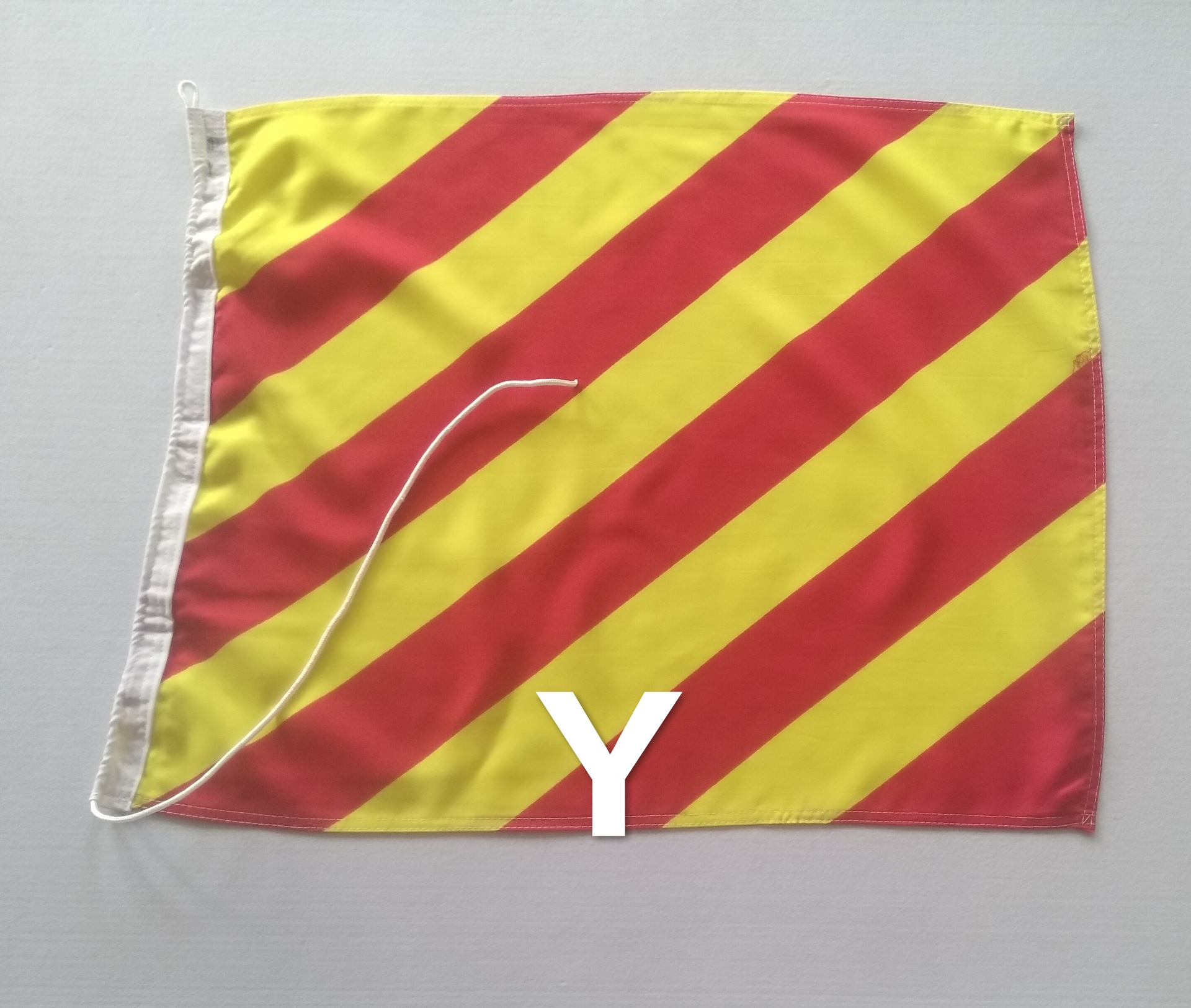 定制手工水印海事旗300d旗纱100d春亚纺110克经编布正反面无色差