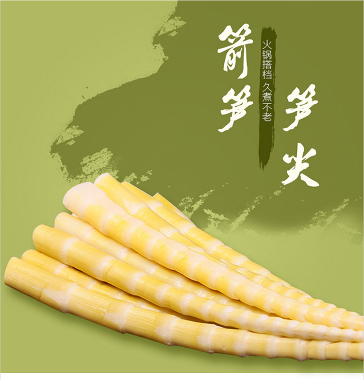 吉食道笋尖四川火锅笋子笋尖箭笋 火锅食材500g*16袋包邮