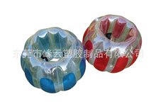 厂家供应生产充气碰碰球加厚PVC材料草地气泡球碰撞游戏球