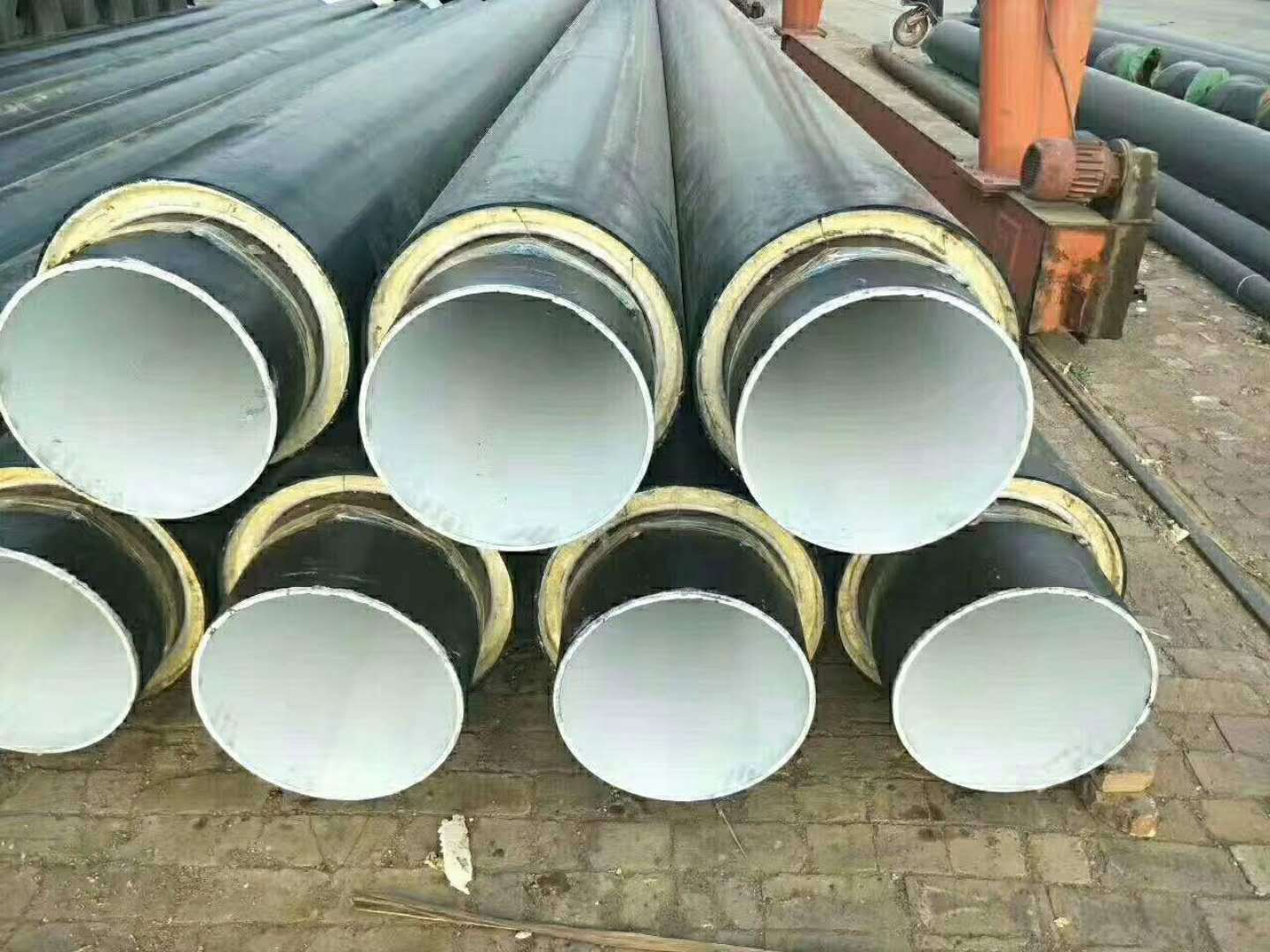 聚氨酯泡沫塑料预制直埋保温钢管聚氨酯供水直埋防腐保温管