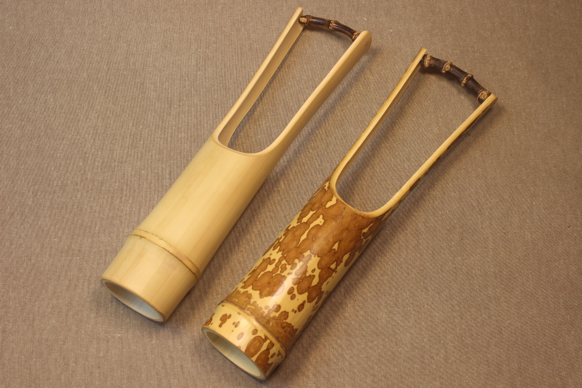 七月七竹编 竹筒插花器 原竹茶桌摆件 花瓶 盆 水桶梅妃竹工艺品