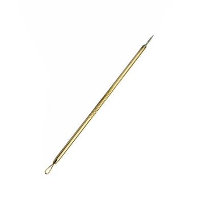 双层镀金粉刺暗疮针 去黑头神器挑痘粉刺针 不锈钢防敏美容针批发