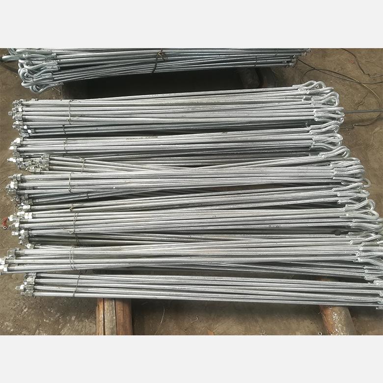 加工定做热镀锌拉线棒 拉线地锚 地线钎子 钢地锚 地锚拉杆