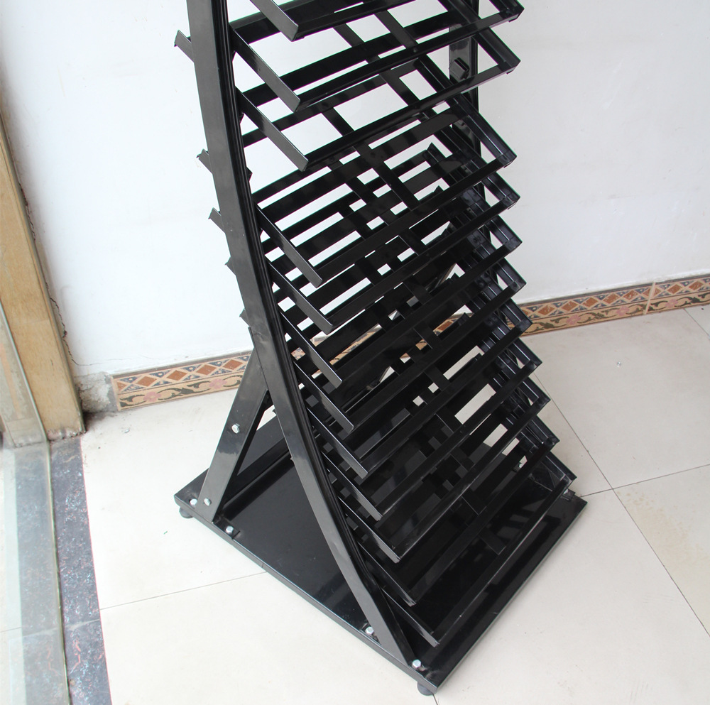 大理石展示架 大理石货架定制 大理石瓷砖样品展架 花岗岩铁架子