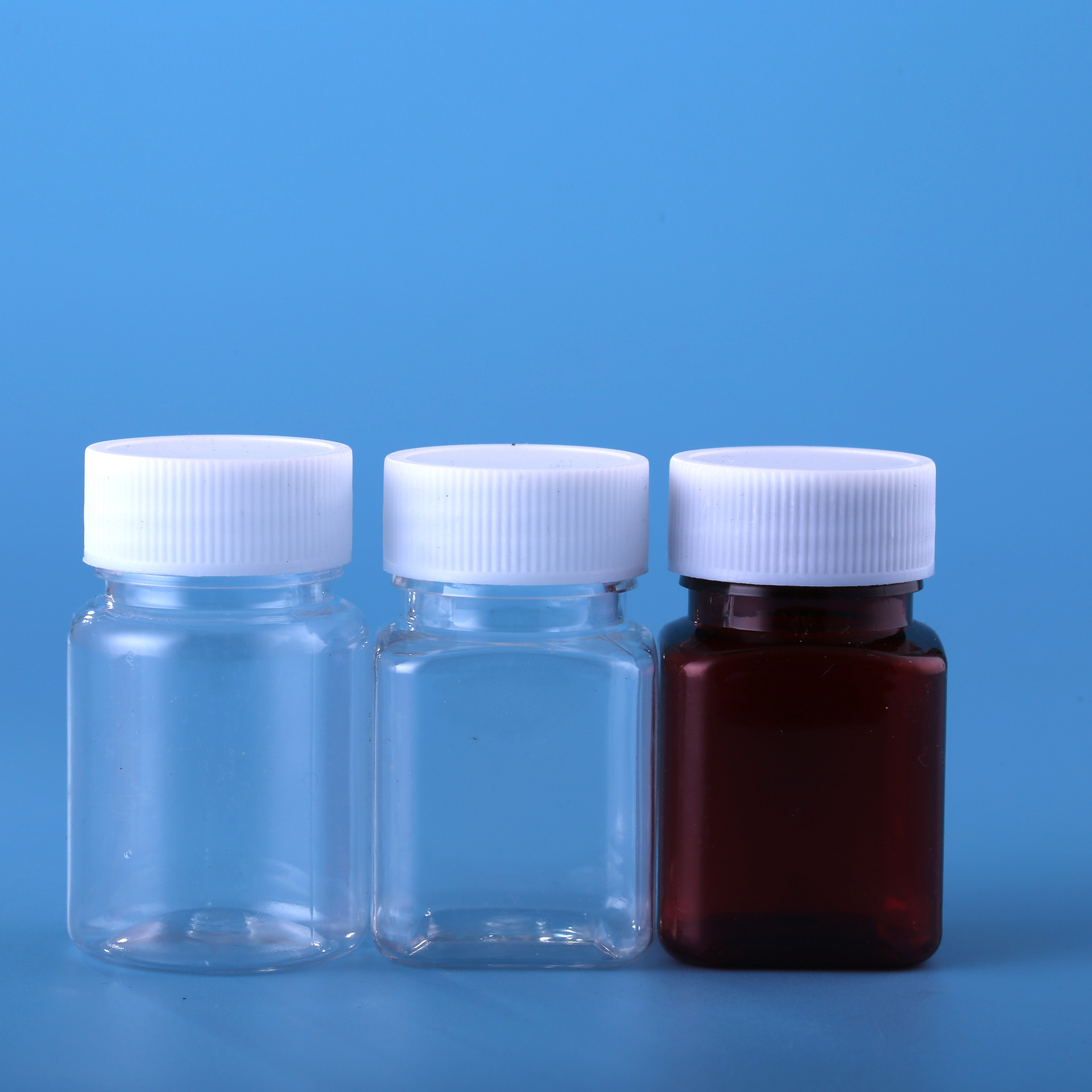 现货50ml塑料瓶 保健品瓶 取样瓶 大口塑料瓶 pet透明瓶