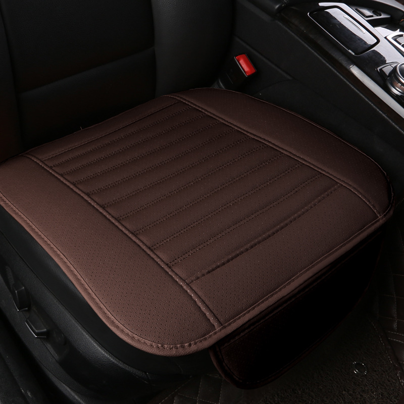 Factory Wholesale Four Seasons Foreign Trade Car Seat Cushion Anti-Move Non-Backrest Three-Piece Breathable Fast Leather Seat Cushion