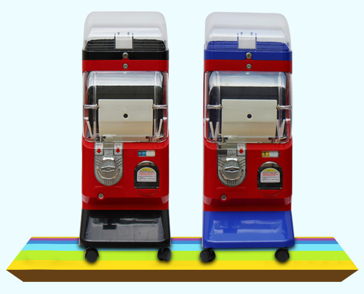 包邮热销 爆款多功能单层扭蛋机 投币玩具扭蛋机加灯光展示架